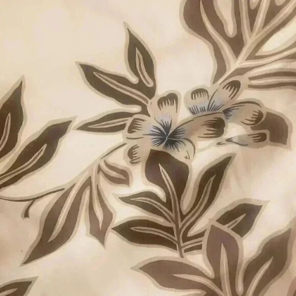 MERONA Men's XL ( 38-42") White/Moss Floral Brief Lined Trunks - Picture 8 of 12